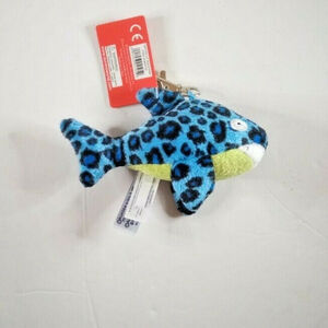 Aurora World Plush - Fanta-Sea Life Clip On - SHARK (Blue - 4 inch) New Key Clip